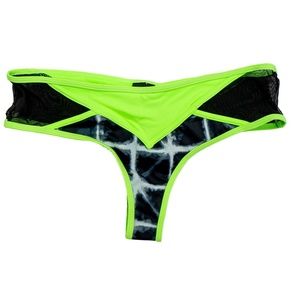 SOLE EAST SAIREE THONG BOTTOM w/ Tags, Black, Size: S